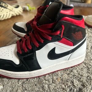 Nike Air Jordan Black Red White Sneakers